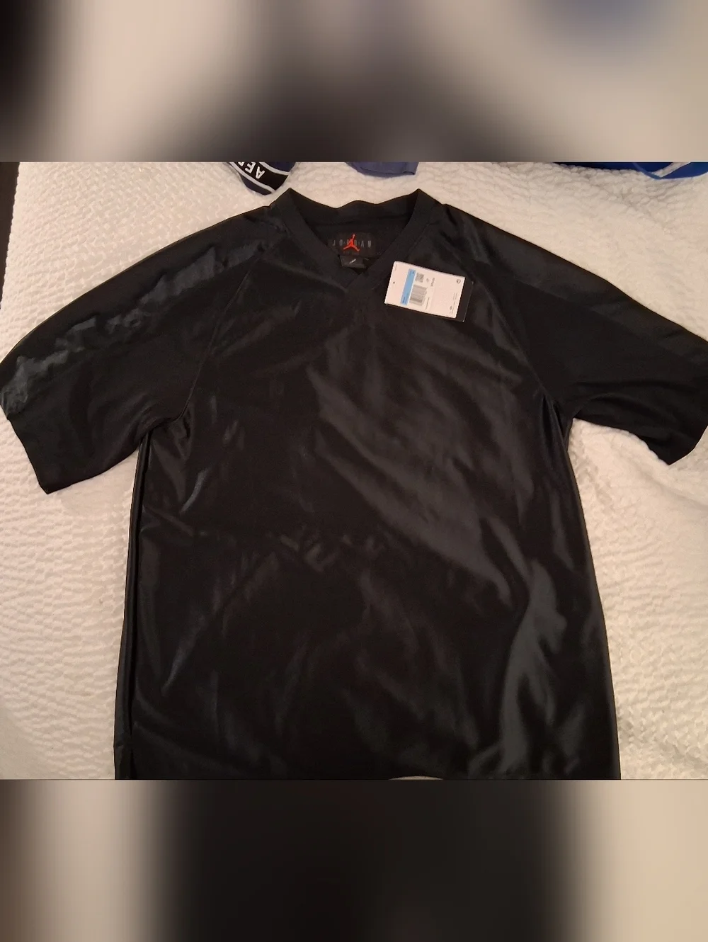 Jordan Black Short-Sleeve Performance Jersey